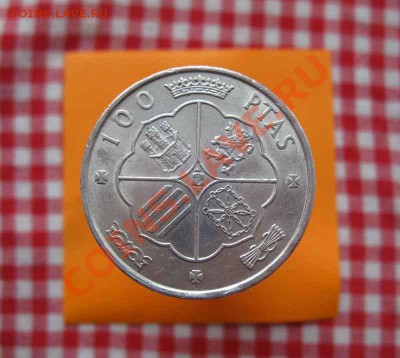 Испания 100 песет 1966г. ( Ag ) до 21-30ч. 16.02.11г.(среда) - 2s