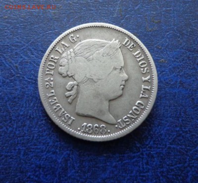 Испанские Филиппины  20 сентаво 1868 до 12.05 - DSC01032.JPG
