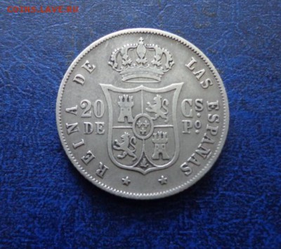 Испанские Филиппины  20 сентаво 1868 до 12.05 - DSC01036.JPG