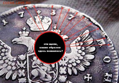 Полтина 1737 г. Портрет работы Л. Дмитриева - Полтина 1737 г.
