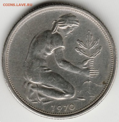 Германия 50 пфеннигов 1970 г. D до 24.00 16.05.17 г. - Scan-170429-0028