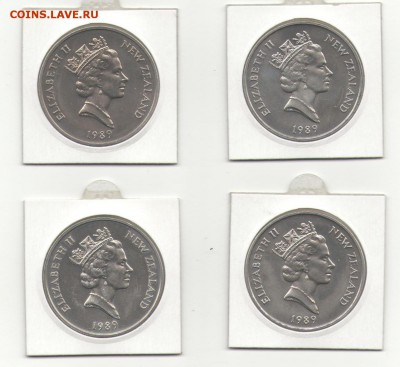 Новая Зеландия 1$ доллар 1989 Игры содружества 4шт. Шайба - Рисунок %25284%2529