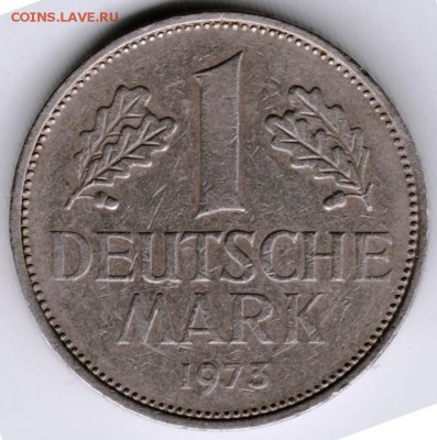 Германия 1 марка 1973G до 24.00 16.05.17 г. - Scan-170429-0031
