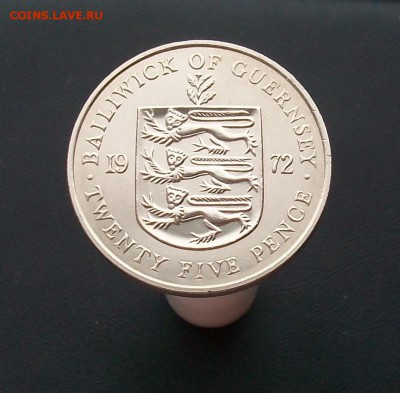 Крона Шайба Гернси 25 пенсов 1972 Купидон - 100_6771