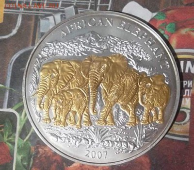РУАНДА - 1000 франков 2007 года "АФРИКАНСКИЕ СЛОНЫ" - SAM_3499.JPG