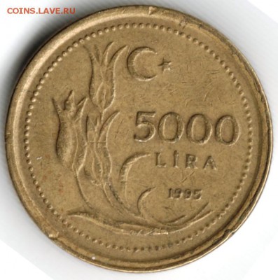 Турция 5000 лир 1995 г. до 24.00 16.05.17 г. - Scan-170429-0041
