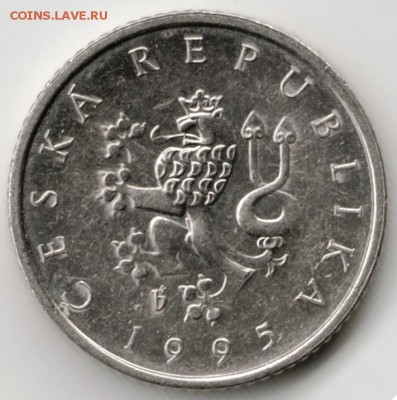 Чехия 1 крона 1995 г. до 24.00 16.05.17 г. - Scan-170429-0084