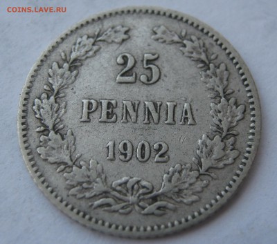 Царская ФИНЛЯНДИЯ 25 пенни 1902. НЕЧАСТАЯ. 16.05.2017 - 053.JPG