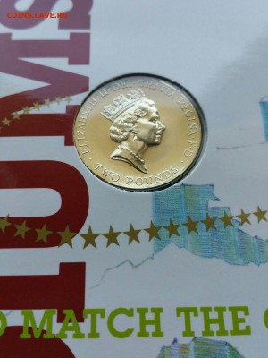 Великобритания 2 фунт 1996 Чемпионат Европы по Футболу BUNC - s-l1600 %25281%2529