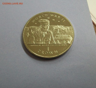 Шайба Гибралтар Крона 1994 Вторая Мировая Генерал Эйзенхауэр - 100_7520