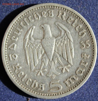 С 1 РУБ. III-Й РЕЙХ 5 марк 1935г.  до 17.05 в 22-00 - IMG_6109.JPG