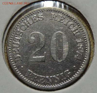 Германия, 20 пф. 1874 D, до 22.00 17.05. - P1170366.JPG