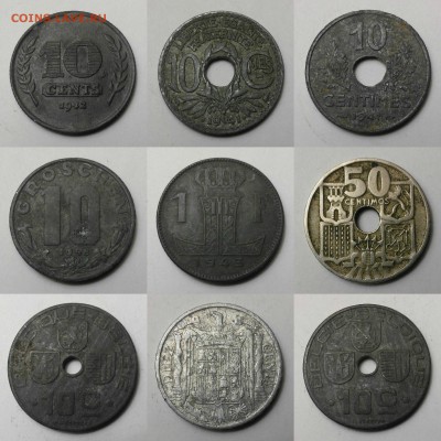 Монеты Европейских стран 1940-х г. - 002
