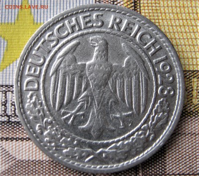 ВЕЙМАРСКАЯ республика 50 пфеннигов 1928 D.	18.05.2017 - 050.JPG