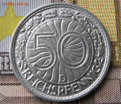 ВЕЙМАРСКАЯ республика 50 пфеннигов 1928 D.	18.05.2017 - 048.JPG