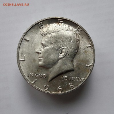 США полдоллара 1968 до 16.05 22:00 - 20170509_161914