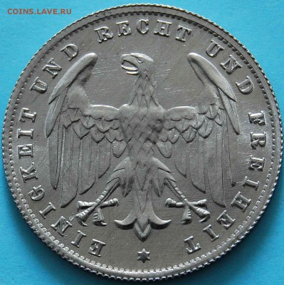 500 марок Веймар 1923 А - двойной удар? оценка - 150