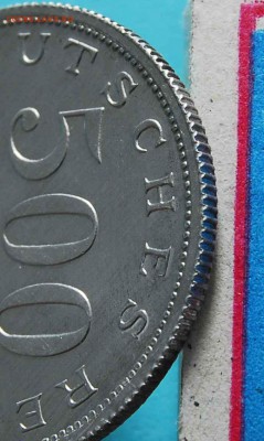 500 марок Веймар 1923 А - двойной удар? оценка - 226