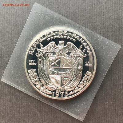 Панама, KM# 27, Бальбоа, пруф, 1973 г. - IMG_1598.JPG