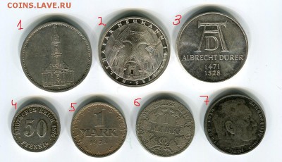 Монеты Германии серебро на продажу - img152