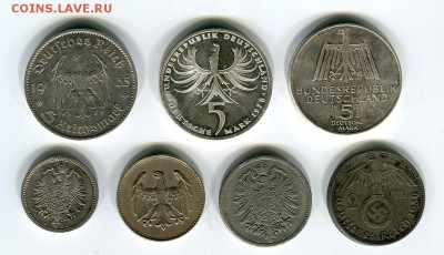 Монеты Германии серебро на продажу - img153