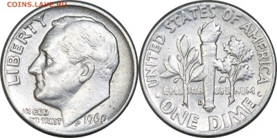 10 центов 1960 D. США до 18.05.17 в 23.00 мск.. - 119.JPG