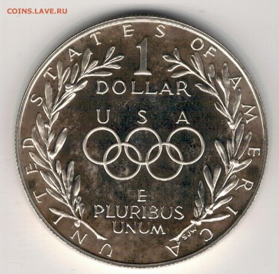 Ag США 1$ 1988S ОЛИМПИАДА ДО 18.05.2017 В 22.00МСК (Д875) - 5-сша1988а