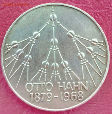 ФРГ. 100 лет со дня рождения Отто Гана, 5 марок. - 100 ЛЕТ оТТО гАНА