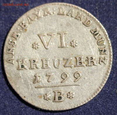 RAR БРАНДЕНБУРГ- АНСБАХ- БАЙРОЙТ VI крейцеров 1799г. до 21.5 - IMG_6761.JPG