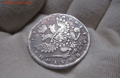 Полтина 1737 г. Портрет работы Л. Дмитриева. - IMG_0679_cr