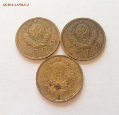 5 копеек 1946г. , 1949г.(2шт) , до 22.05.17г. - 546-49-1