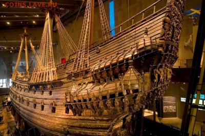 Монеты с Корабликами - vasa-warship