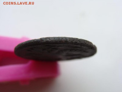 Полушка 1735 год. Перечекан, гурт узорный - 0600-8-3.JPG