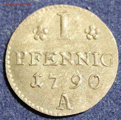 С 1 РУБ. БРАНДЕНБУРГ- ПРУССИЯ 1 пфенниг 1790г. UNC до 19.05 - IMG_6749.JPG