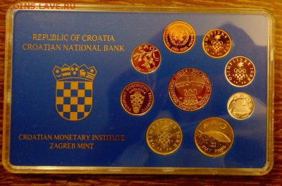 ХОРВАТИЯ - оф. набор нестандарта в блистере до 23.05, 22.00 - Хорватия набор нестандарт