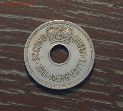 Брит. ФИДЖИ - пенни 1965 с отверстием до 23.05, 22.00 - Фиджи 1965 с дыркой.1jpg