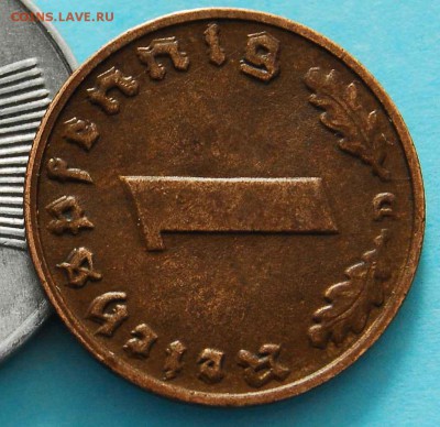 Германия 1 рпфенниг 1939. Двойной удар - оценка - 406