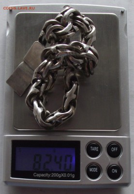серебряный браслет,мощный 82.4гр.,фикс.цена,до 19.05,в 22.00 - DSCF6352.JPG