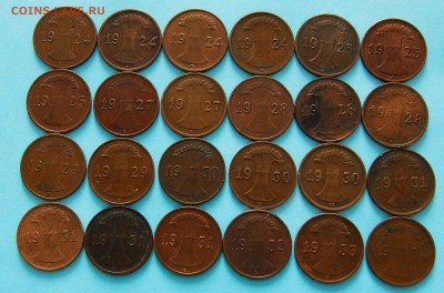 [ФИКС 50 РУБЛЕЙ] Германия. Веймар 1 пфенниг 1924-1935. (29) - 408