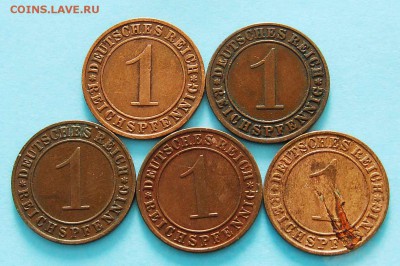 [ФИКС 50 РУБЛЕЙ] Германия. Веймар 1 пфенниг 1924-1935. (29) - 411