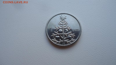 ЛАТВИЯ 1 ЛАТ 2009 ЁЛКА UNC - DSC04319.JPG