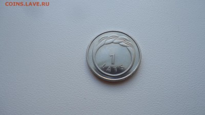 ЛАТВИЯ 1 ЛАТ 2009 КОЛЬЦО UNC - DSC04321.JPG