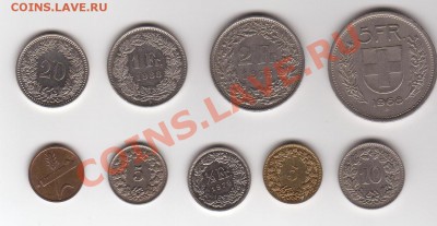помогите оценить кучку разных монет. - schweiz 1.JPG