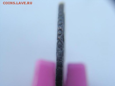 Полушка 1735 год. Перечекан, гурт узорный - DSC01506.JPG