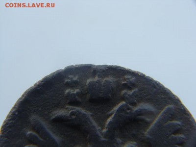 Полушка 1735 год. Перечекан, гурт узорный - DSC01502.JPG