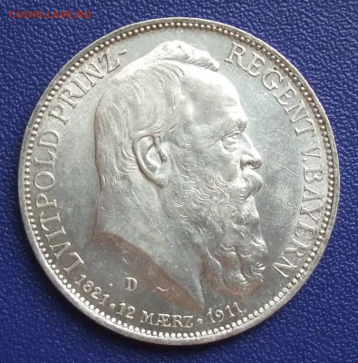 Бавария 3 марки 1911. - Bayern-3-1911.JPG