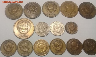 40 шт 1936 - 1969 1,2,3 коп до 23.05 22-00 - 20170509_145923