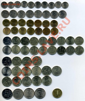 Современная ходячка от 1 коп. до 10 рублей. - img106