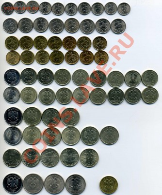 Современная ходячка от 1 коп. до 10 рублей. - img108