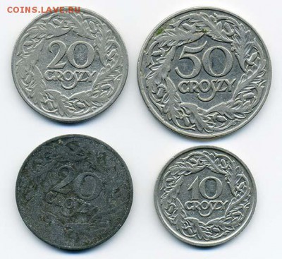 Польша 1923 4 шт. - подборка_Польша-1923-4шт_р